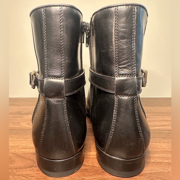 AUTHENTIC VINTAGE Gucci black buckle boots *never worn* - Picture 3 of 8